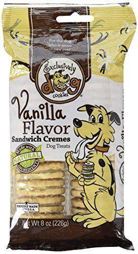 Exclusively Pet Sandwich Cremes Vanilla Flavor Dog Treats 8Oz - Pet Totality