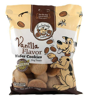 Exclusively Pet Wafer Cookies Vanilla Flavor Dog Treats 8Oz - Pet Totality