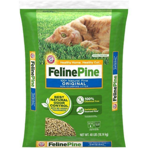 Feline Pine Original Cat Litter 40 Lb. Bag