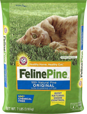 Feline Pine Original Cat Litter 7 Lb Bag - Pet Totality