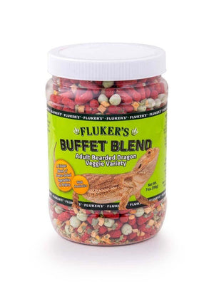 Fluker'S Buffet Blend Adult Bearded Dragon Veggie Variety 7Oz - Pet Totality