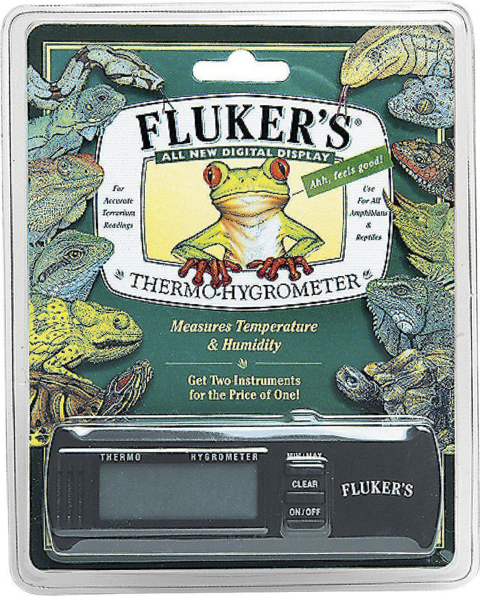 Fluker'S Digital Display Thermo-Hygrometer