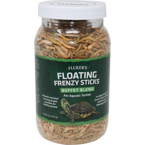 Flukers Floating Frenzy Sticks Buffet Blend For Aquatic Turtles 11.5Oz - Pet Totality
