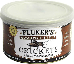 Flukers Gourmet-Style Canned Crickets 1.2Oz - Pet Totality