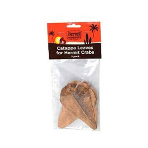 Flukers Hermit Crab Catappa Leaves 5Pk - Pet Totality