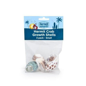 Flukers Hermit Crab Growth Shells Small 3Pk - Pet Totality