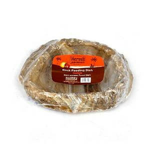 Flukers Hermit Crab Rock Feeding Dish Medium - Pet Totality