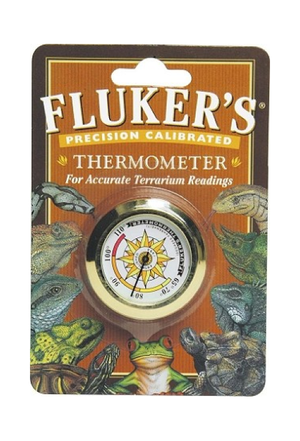 Fluker'S Precision Calibrated Round Thermometer - Pet Totality
