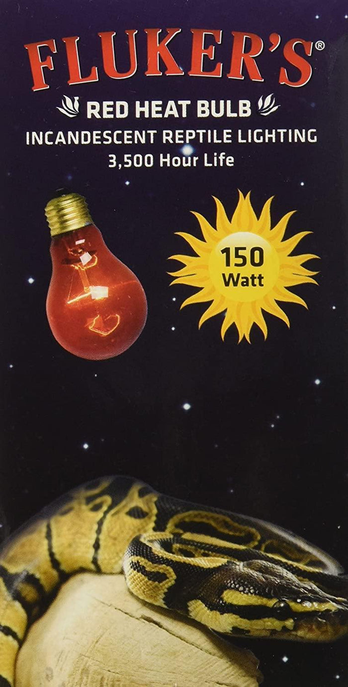 Flukers Repta-Sun Incandescent Reptile Red Light Bulb 150 Watt