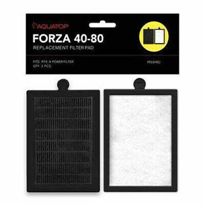 Forza 40-80 Replacement Filter Inserts With Activated Carbon - Pet Totality