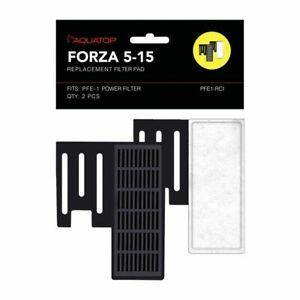 Forza 5-15 Replacement Filter Inserts With Premium Activated Carbon Qty: 2Pcs - Pet Totality
