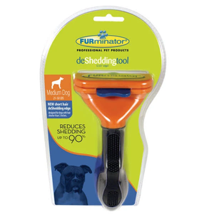 Furminator Short Hair Deshedding Tool For Dogs Medium - Pet Totality