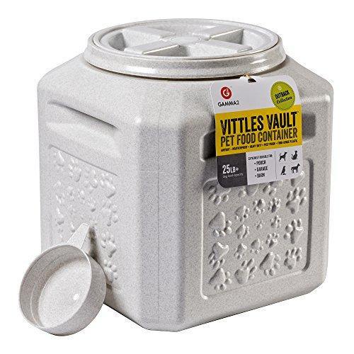 Gamma Vittles Vault Outback 25 Paw Print Pet Food Container 25Lb