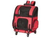 Gen7Pets Roller-Carrier Red Geometric Large - Pet Totality