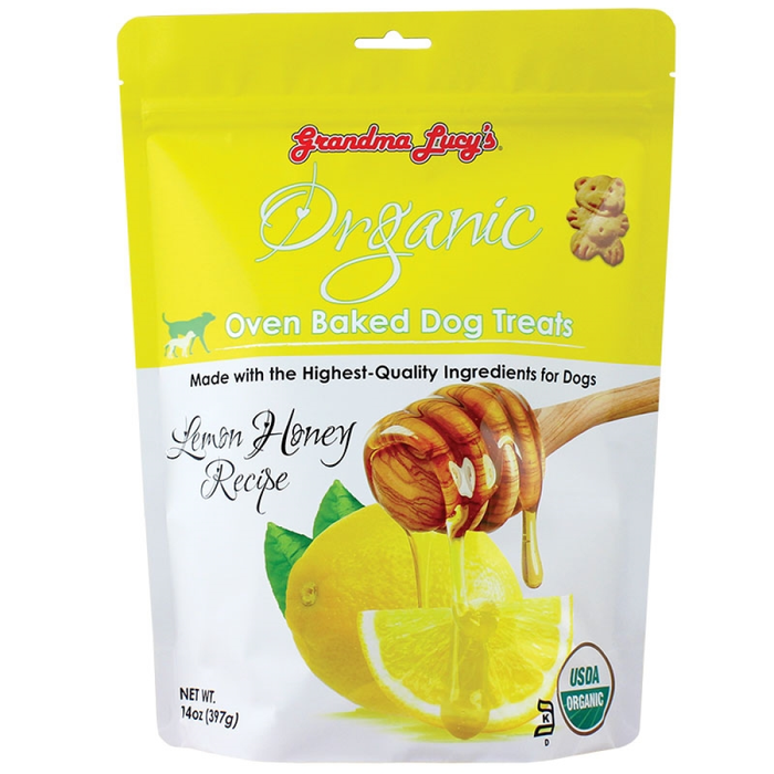 Grandma Lucy Dog Organic Baked Honey Treat 14Oz