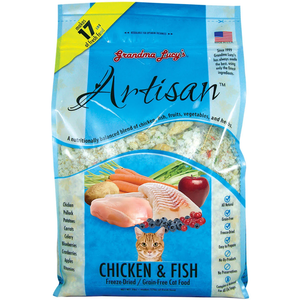 Grandma Lucys Cat  Artisian Grain Free Chicken &Fish  3 Lbs. - Pet Totality
