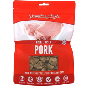 Grandma Lucys Dog Freeze Dried  Pork Treat  4 Oz.. - Pet Totality