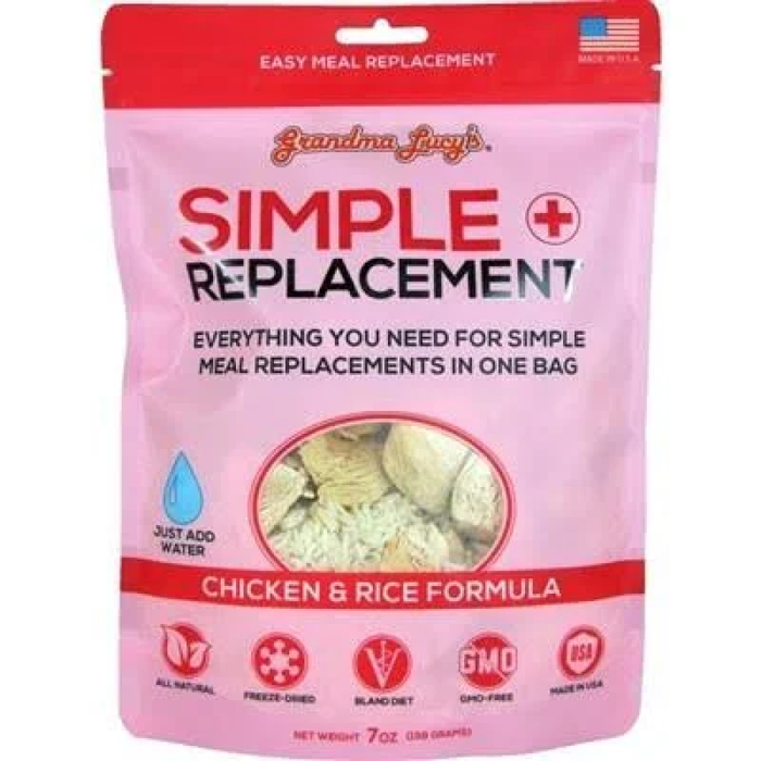 Grandma Lucys Dog Freeze Dried  Simple Remedy Chicken  7 Oz..