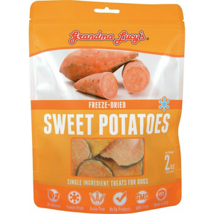 Grandma Lucys Dog Freeze Dried  Sweet Potato  Treat  2 Oz.. - Pet Totality