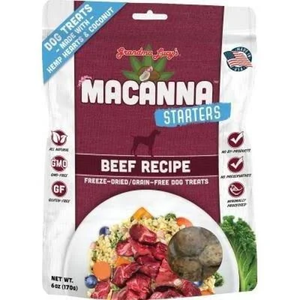 Grandma Lucys Dog Macanna  Freeze Dried  Beef Treat  6 Oz.. - Pet Totality