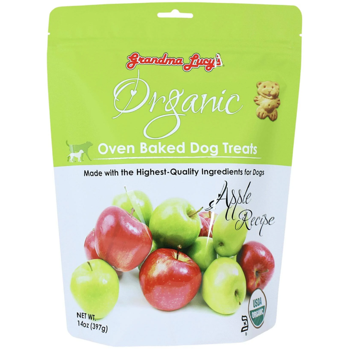 Grandma Lucys Dog Organic  Baked  Apple Treat  14 Oz..