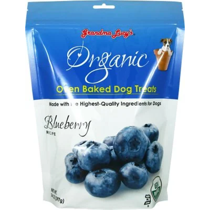 Grandma Lucys Dog Organic  Baked  Blueberry Treat  14 Oz..