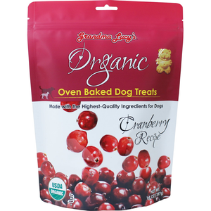 Grandma Lucys Dog Organic  Baked  Cranberry  Treat  14Oz.. - Pet Totality