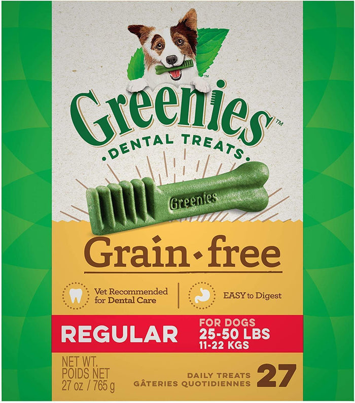 Greenies Grain-Free Regular Size Dog Dental Chews - 27 Ounces 27 Treats