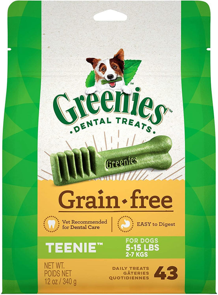 Greenies Grain-Free Teenie Dog Dental Chews - 12 Ounces 43 Treats