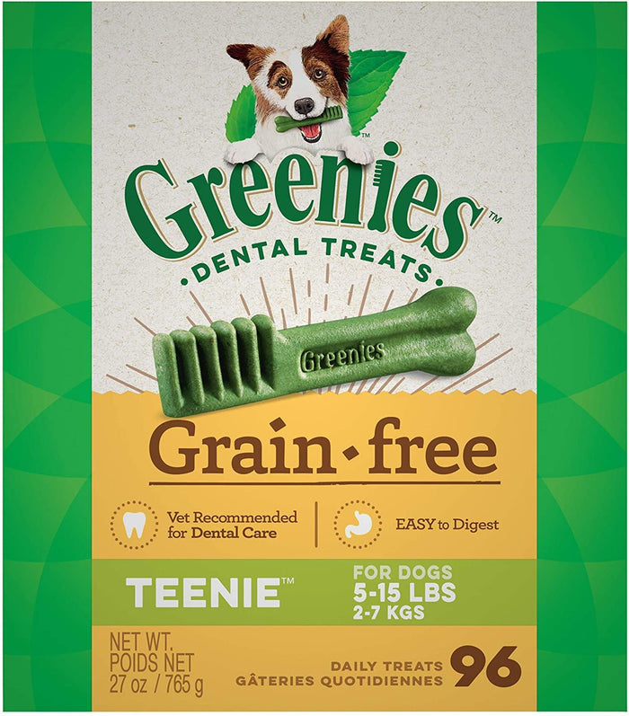 Greenies Grain-Free Teenie Dog Dental Chews - 27 Ounces 96 Treats