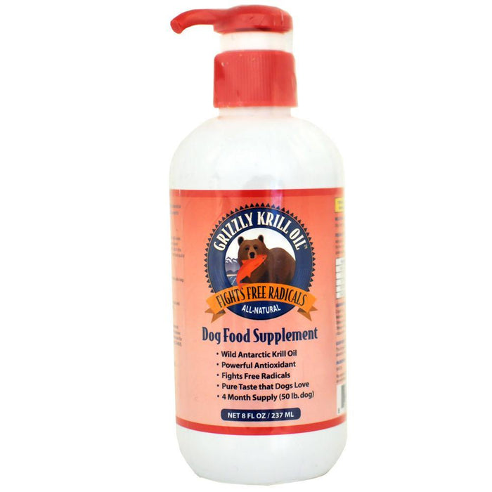 Grizzly Dog Krill Oil 8Oz