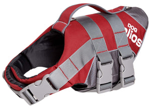Helios Splash-Explore Outer Performance 3M Reflective and Adjustable Buoyant Dog Harness and Life Jacket - Pet Totality