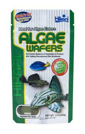 Hikari Algae Wafers Rapidly Sinking Wafer Fish Food 40Gm - Pet Totality