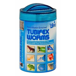 Hikari Bio-Pure Freeze Dried Tubifex Worms Fish Food .78Oz - Pet Totality