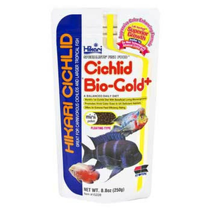 Hikari Cichlid Biogold+ Pellet Fish Food Mini 8.8Oz - Pet Totality