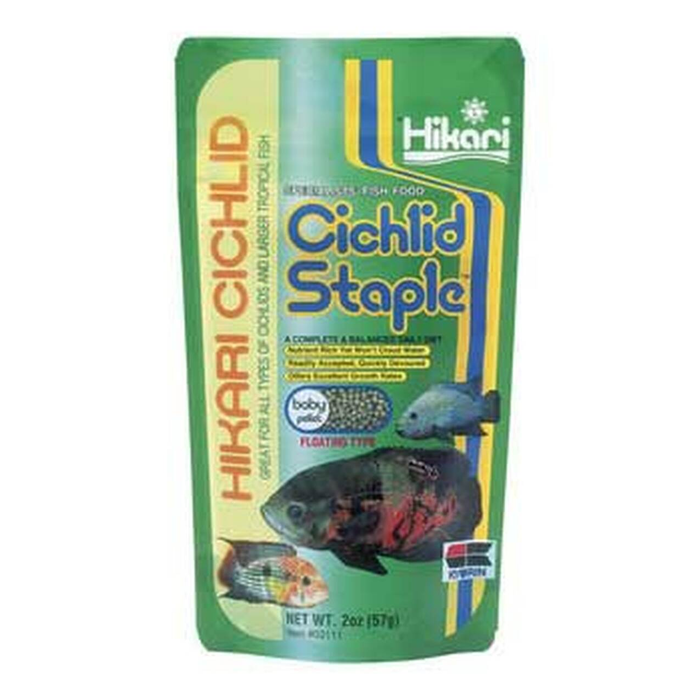 Hikari Cichlid Staple Pellet Fish Food Baby 2Oz