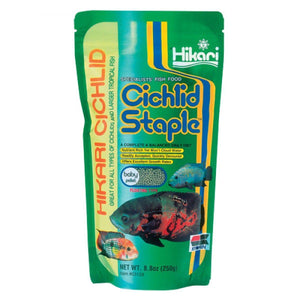 Hikari Cichlid Staple Pellet Fish Food Medium 8.8Oz - Pet Totality