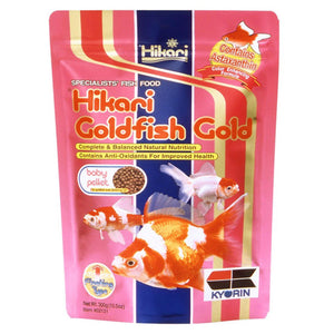 Hikari Goldfish Gold Pellet Fish Food Baby 10.5Oz - Pet Totality