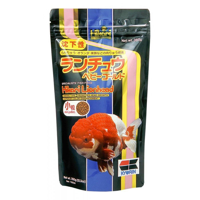 Hikari Lionhead Sinking Pellet Fish Food Mini 12.3Oz