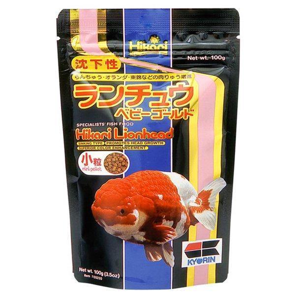 Hikari Lionhead Sinking Pellet Fish Food Mini 3.5Oz