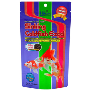 Hikari Sinking Goldfish Excel Fish Food 3.88 Oz - Pet Totality