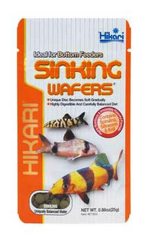 Hikari Sinking Wafers Rapidly Sinking Wafer Fish Food .88Oz - Pet Totality