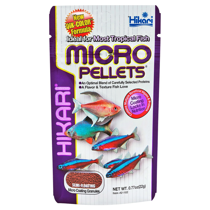 Hikari Tropical Fish Food Pellets Micro 22Gm