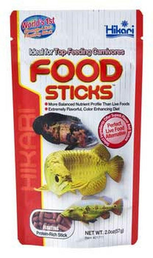 Hikari Tropical Sticks Floating Carnivore Stick Fish Food 2Oz - Pet Totality
