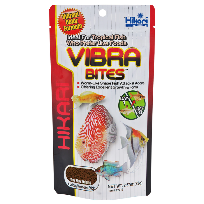 Hikari Vibra Bites Tropical Fish Food 2.57Oz