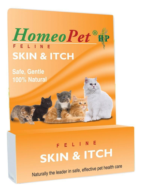 Homeopet Feline Skin & Itch Bottle 15Ml - Pet Totality