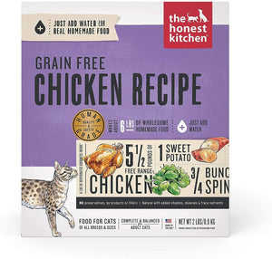 Honest Kitchen  Cat Grain Free Chicken 2 Lbs. Box - Pet Totality