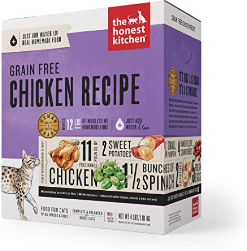 Honest Kitchen  Cat Grain Free Chicken 4 Lbs. Box