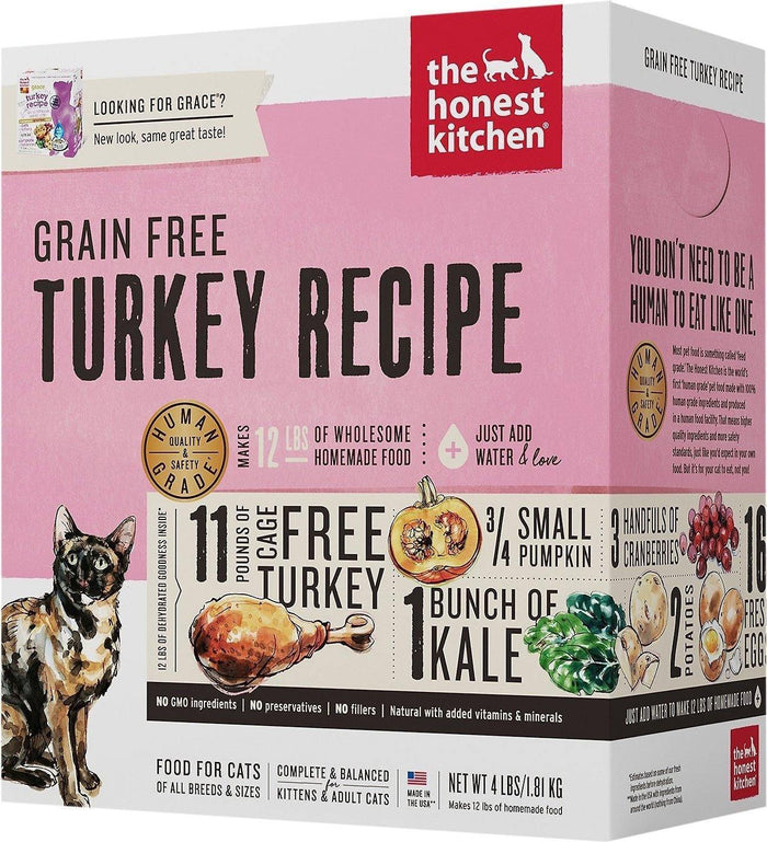 Honest Kitchen  Cat Grain Free Turkey 4 Lbs. Box