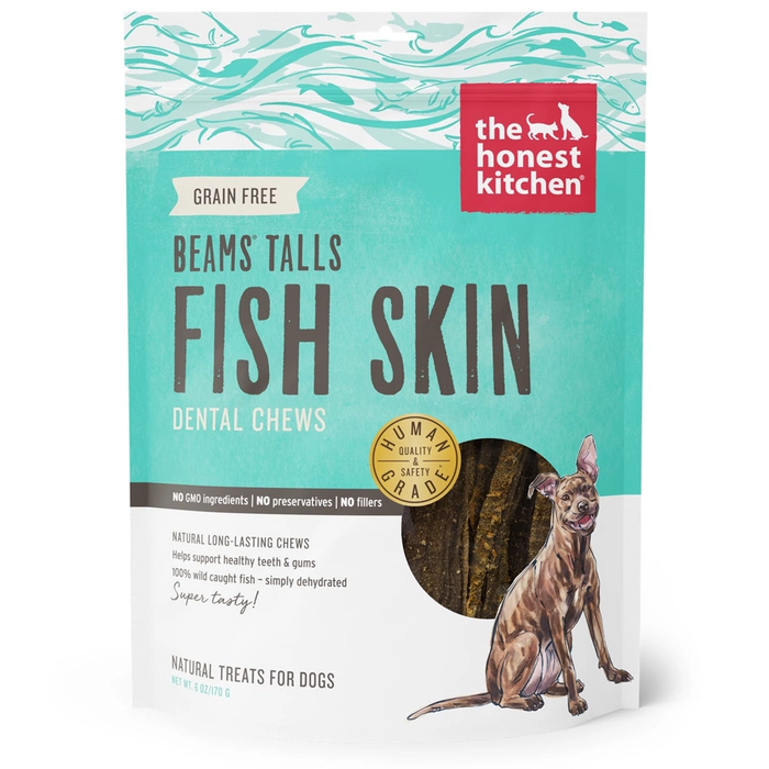 Honest Kitchen  Dog Beams Fish Skins Talls 6 Oz.